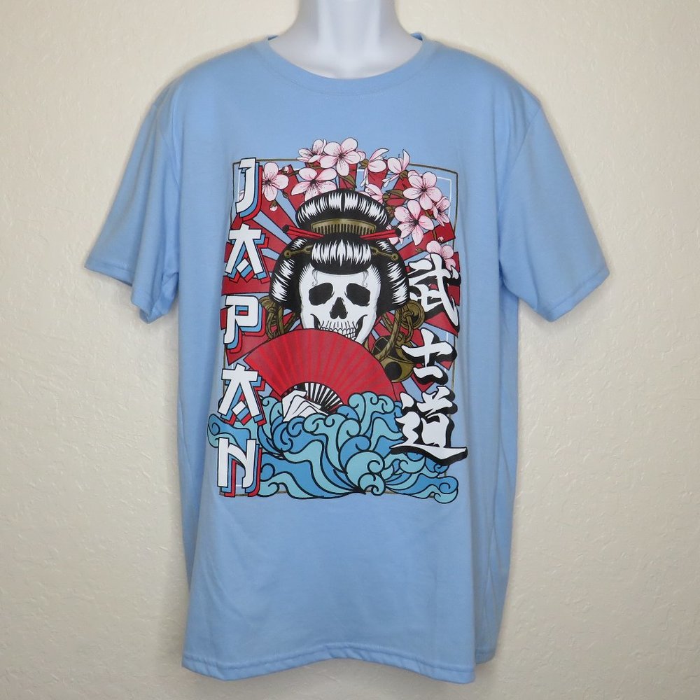 VIBES* Men's Short Sleeve Crew‎ Neck Straight Hem Multicolor Tee-Shirt~ Large